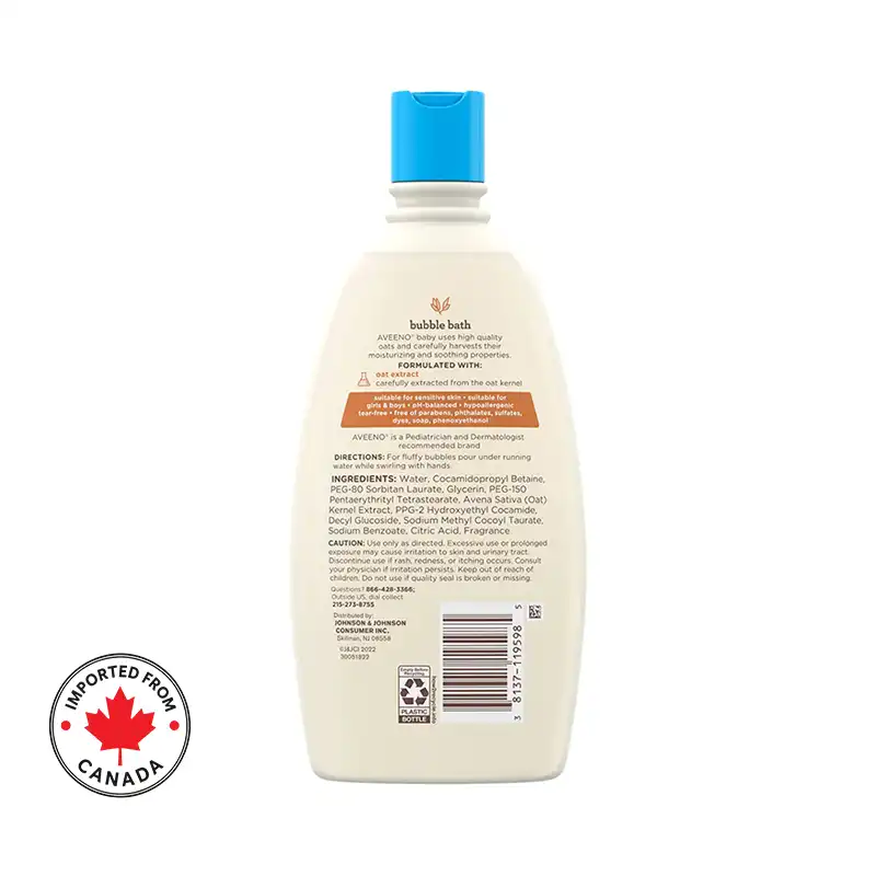 Aveeno Baby Bubble Bath 568ml 2