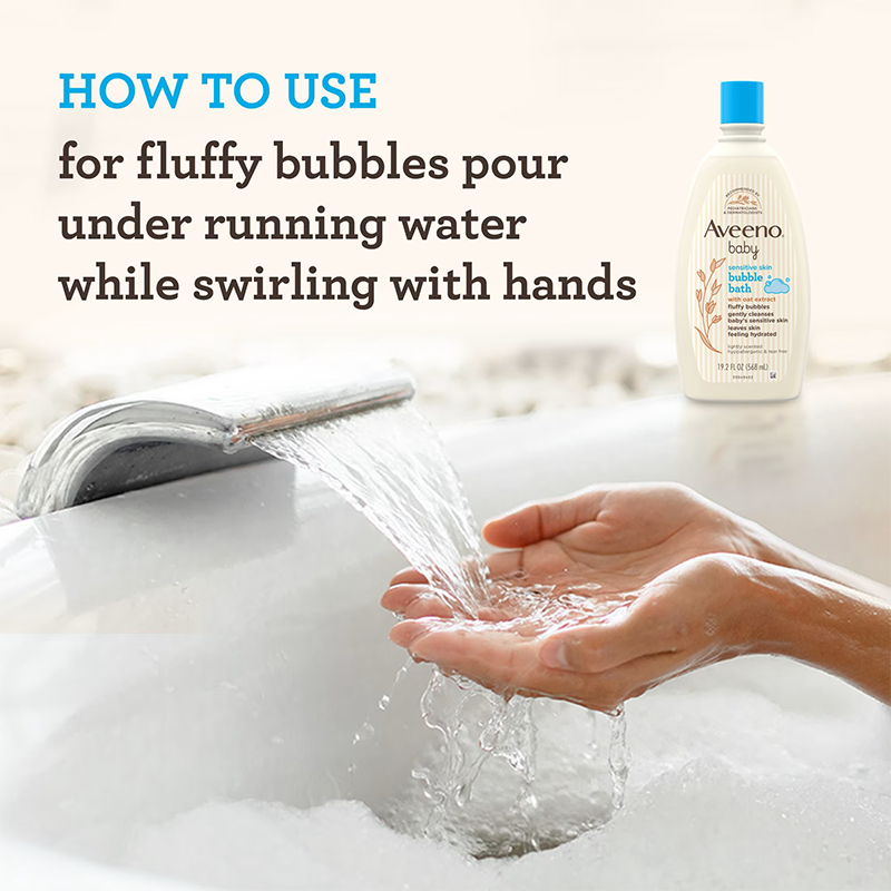 Aveeno Baby Bubble Bath 568ml 4