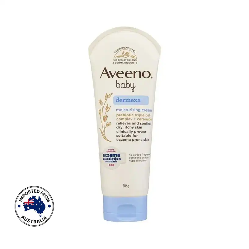 Aveeno Baby Dermexa Eczema Fragrance Free Moisturising Cream 206g