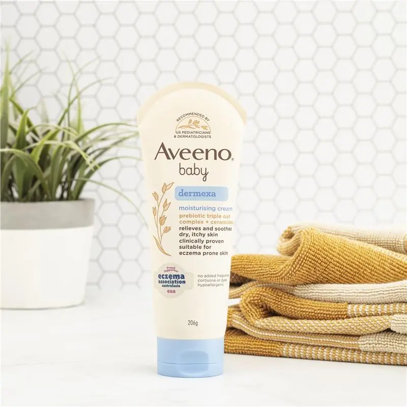 Aveeno Baby Dermexa Eczema Fragrance Free Moisturising Cream 206g 4