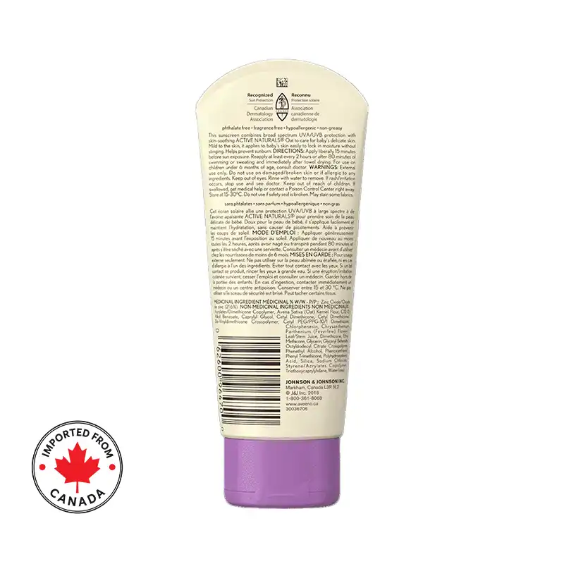 Aveeno Baby Sensitive Skin Sunscreen SPF 50 88ml 2