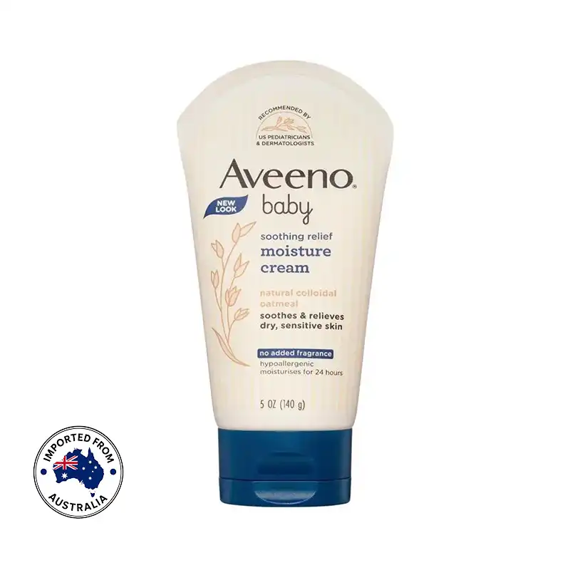 Aveeno Baby Soothing Relief Fragrance Free Moisture Cream 140g