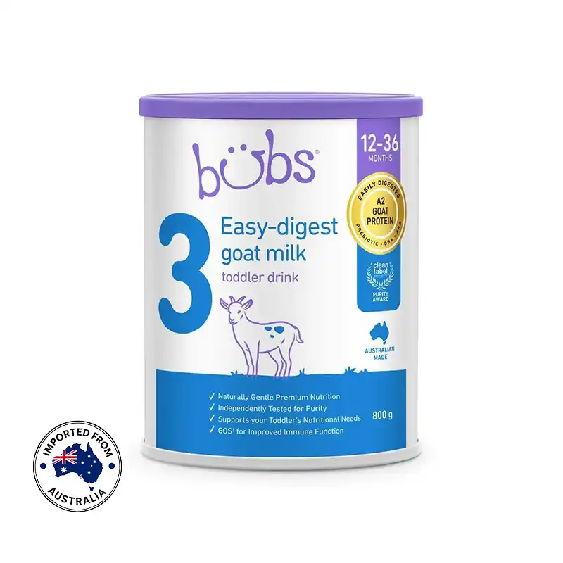 Bubs Easy Digest Goat Milk Powder (12 to 36 months) 800g