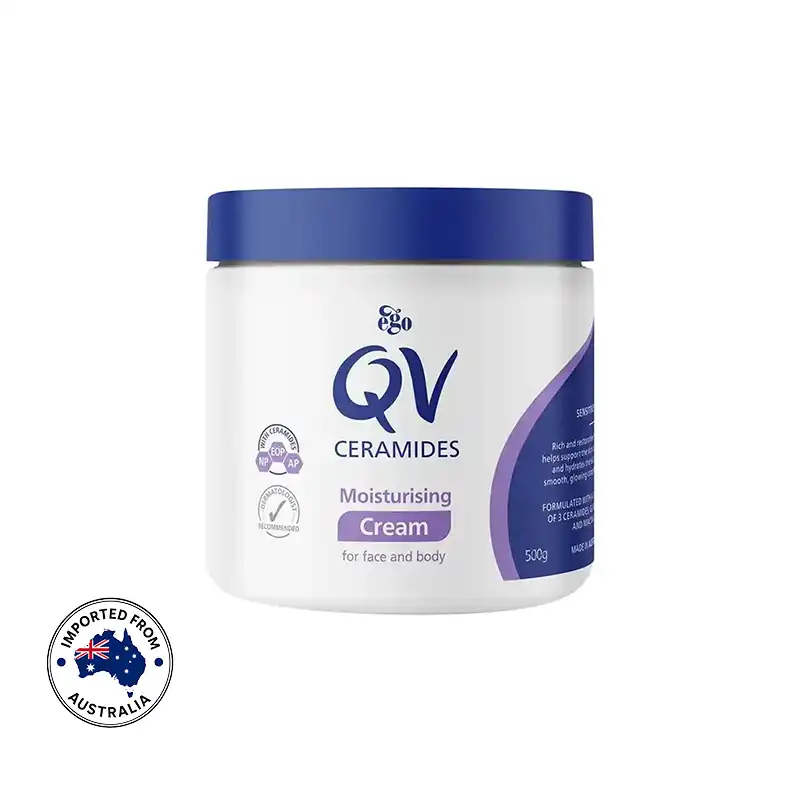 Ego QV Ceramides Moisturising Cream For Face and Body 500g